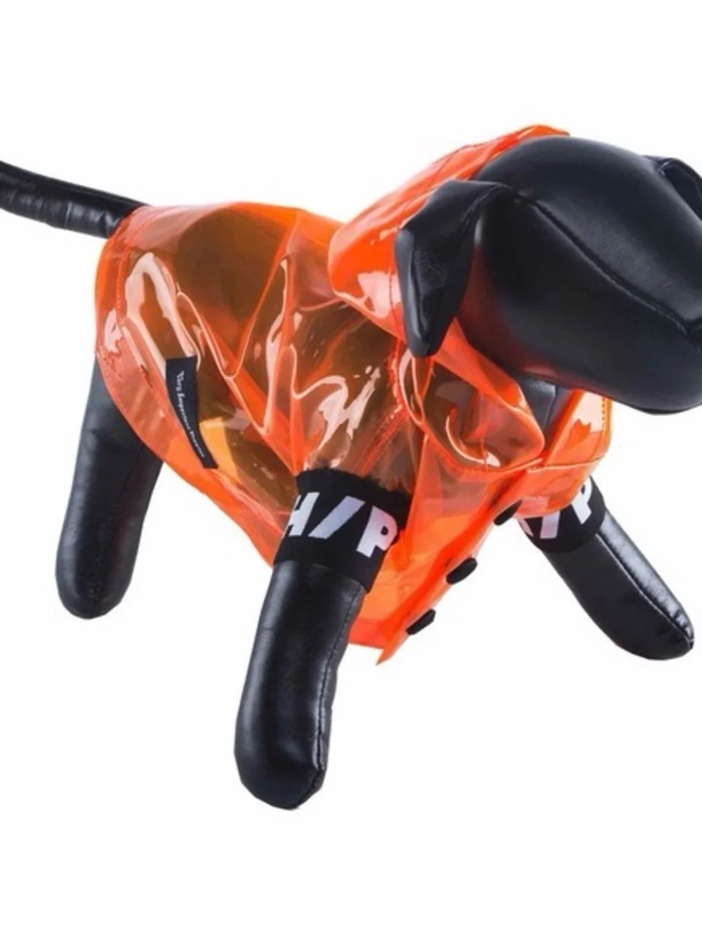 Heron Preston & Very Important Dogs - Clear Orange Rain Coat For Dog Size M